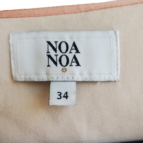 Noa Noa Cream Geometric Swing Dress - Picture 7 of 7